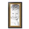 ArtToFrames 16x32" Matted Picture Frame with 12x28" Single Mat Photo Opening Framed in 1.25" Black and 2" Mat (FWM-4083-16x32)